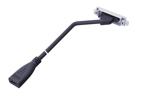 Vision Techconnect HDMI Booster Module, HDMI Cable, 2 m, HDMI Type A (Standard), Black, White