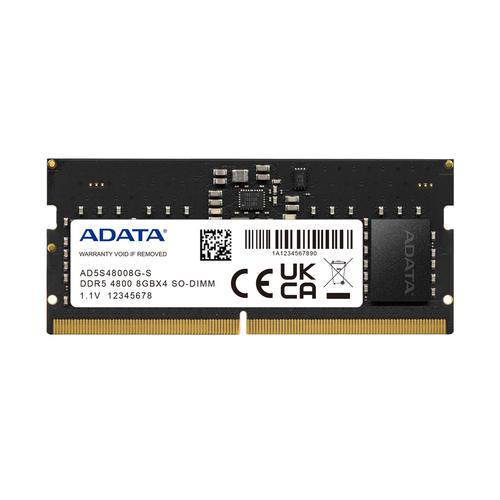 Adata Premier 8 GB memory module, 1 x 8 GB DDR5 4800 MHz ECC