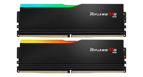 G.SKILL DIMM 48 GB DDR5-5200 (2x 24 GB) Dual-Kit (black, F5-5200J4040A24GX2-RM5RK, Ripjaws M5, INTEL XMP)
