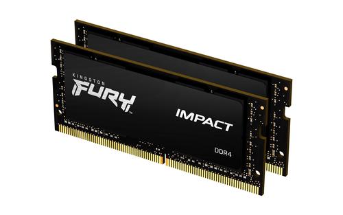 Kingston Technology FURY 64GB 3200MT/s DDR4 CL20 SODIMM (2-Kit) Impact