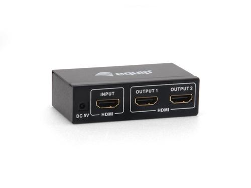 Equip HDMI 1.4 2-Port Splitter, 4K/30Hz supported, black