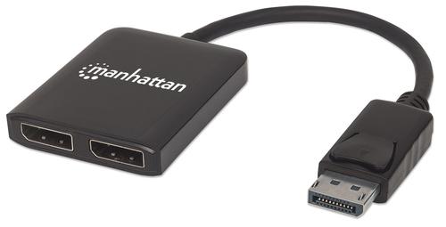 Manhattan Splitter 2-Port DisplayPort with MST 4K@30Hz