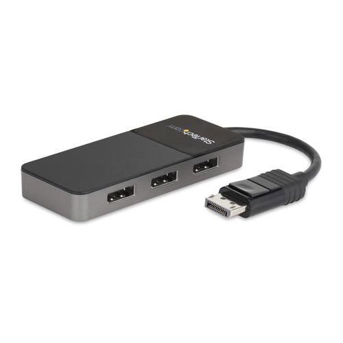 StarTech.com 3-Port DisplayPort 1.4 Splitter, DisplayPort to 3x DP Multi-Monitor Adapter, Triple 4K Computer MST Hub, USB Bus-Powered - Windows Only