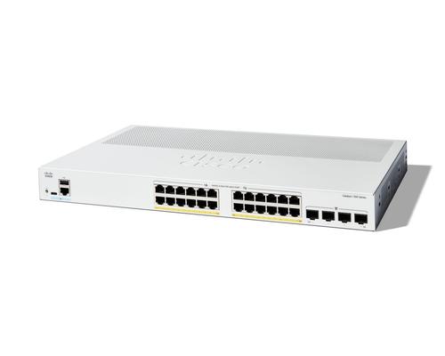 CISCO Catalyst 1300-24P-4G Managed Switch, 24-Port