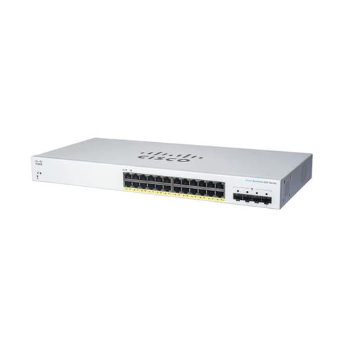 CISCO CBS220-24FP-4G Managed L2 Gigabit Ethernet (10/100/1000) Power over Ethernet (PoE) White