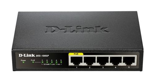 D-LINK DES-1005P Unmanaged L2 Fast Ethernet