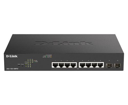 D-LINK DGS-1100-10MPV2 Managed L2 Gigabit Ethernet