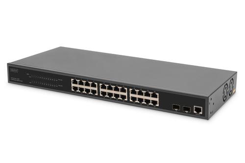 Digitus 24-Port L2 Managed Gigabit Ethernet PoE Switch