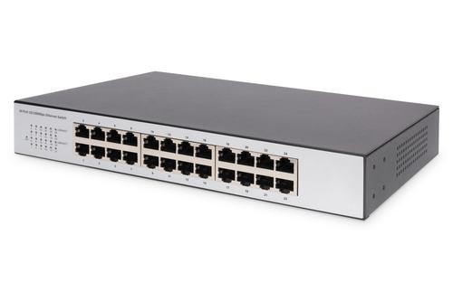 Digitus Switch 24-Port 10/100 Unmanaged black