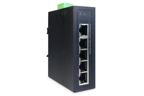 Digitus | Industrial 5-Port Gigabit Switch | DN-651107 | Unmanaged | DIN rail mountable |