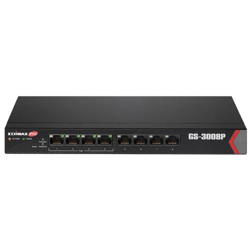 Edimax Switch 8x FE GS-3008P (4xPOE