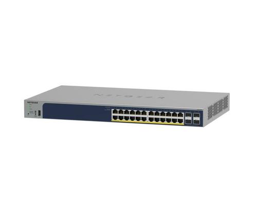 NETGEAR 52-Port PoE Gigabit Ethernet Smart Switch (GS752TPP) – Managed Switch, optional Insight Cloud Management, 48 x PoE+ with 760W, 4 x 1G SFP, for desktop or rack mounting