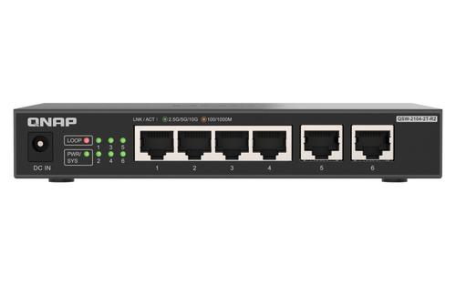 QNAP QSW-2104-2T-R2 10/2.5 GbE Switch