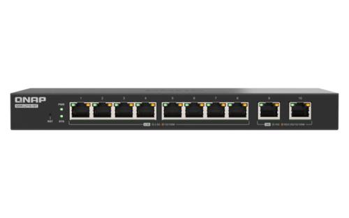 QNAP QSW-L2110-10T network switch Managed Desktop Black
