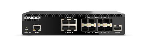 QNAP Managed 10G Ethernet Network Switch QSW-M3212R-8S4T (100/1000/10000) 1U