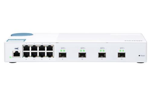 QNAP Switch 8 port 1Gbps, 4 port 10GbE SFP+