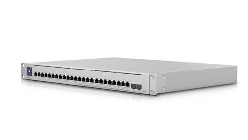 Ubiquiti UniFi USW-ENTERPRISE-24-POE-EU Managed Network Switch, 2.5G Ethernet (100/1000/2500), Power over Ethernet (PoE), White