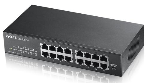 ZYXEL GS1100-16 Unmanaged Gigabit Ethernet (10/100/1000)