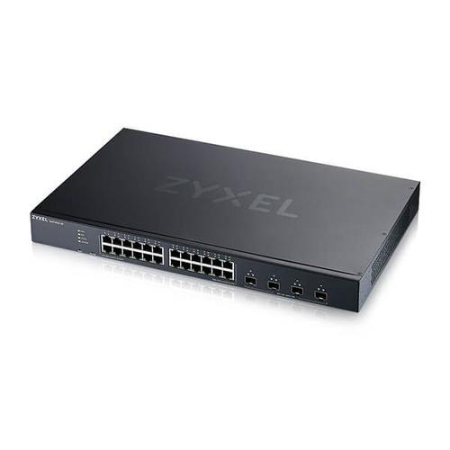 ZYXEL Managed L2+/L3 Gigabit Ethernet (10/100/1000) 1U Black Network Switch XGS1935-28-EU0101F