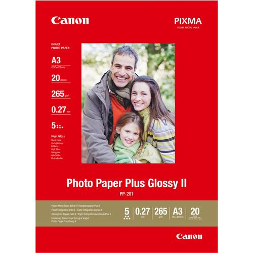 CANON PP-20 Glossy II Photo Paper Plus A3 - 20 Sheets