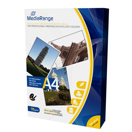 MediaRange Photo Paper Glossy A4 135g