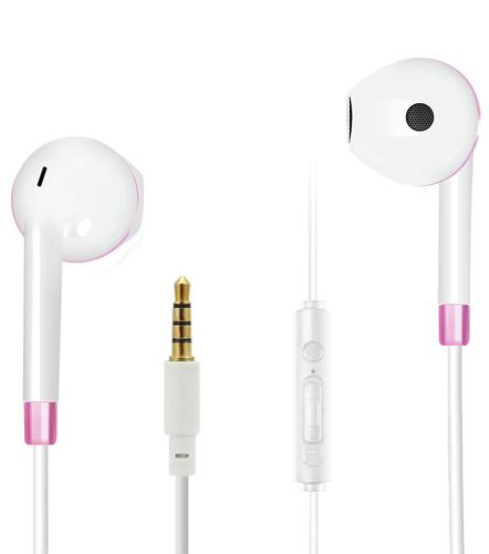 2GO In-Ear Stereo Headset "Comfort" - white/pink