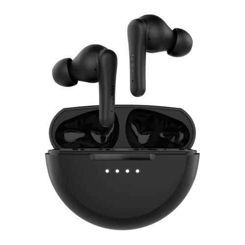 BELKIN SoundForm Rhythm Wireless In-Ear Headphones – Black, Bluetooth, Micro-USB – Calls/Music