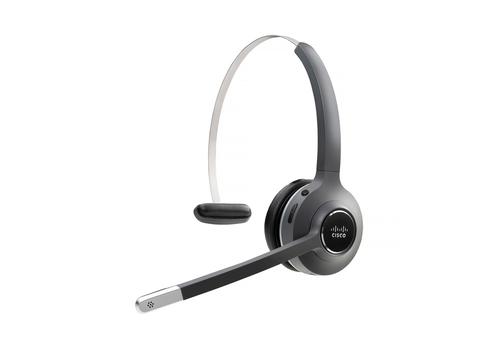 CISCO Headset 561, Wireless Single On-Ear DECT Headset with Multi-Source Base for US and Canada, Charcoal, 1-Year Limited Liability Warranty (CP-HS-WL-561-M-EU=)