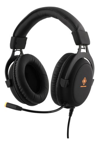 Deltaco GAM-030 Headphones/Headset, Wired, Head-band, Gaming, USB Type-A, Black