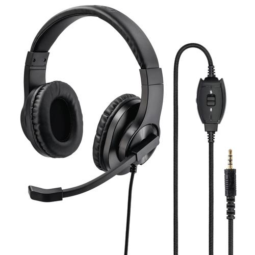 Hama HS-P350 Headset, Wired Headband, Gaming, Black