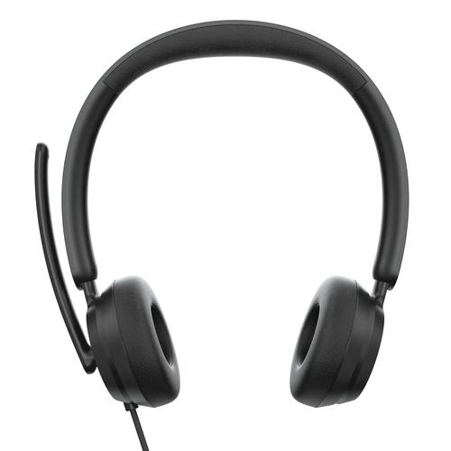 Incase Microsoft Modern USB-C Wired Headset – Headband Design, Black – for Office/Call Center