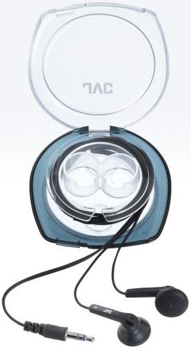 JVC Earbud Headphones, Wired In-Ear, Black