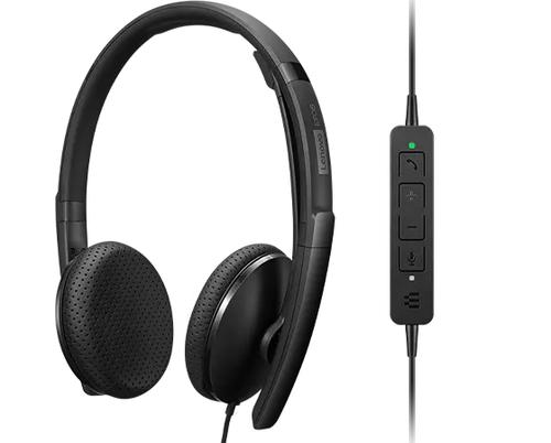 LENOVO 4XD1M39028 headphones/headset Wired Headband USB Type-C Black