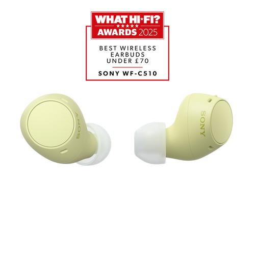 SONY WF-C510 Headset True Wireless Stereo (TWS) In-Ear Calls/Music/Sport/Everyday Bluetooth Yellow
