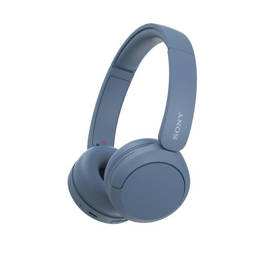 SONY WH-CH520 Headset, Wireless Headband, Calls/Music, USB Type-C, Bluetooth, Blue