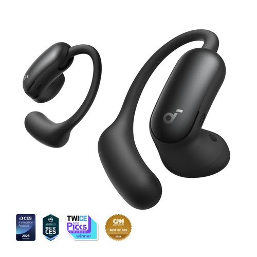 soundcore AeroFit 2 Pro 2-in-1 Hybrid Earbuds, Black