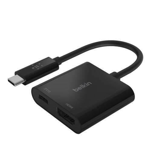 BELKIN AVC002BTBK laptop dock/port replicator, USB 3.2 Gen 1 (3.1 Gen 1), Type-C, Black