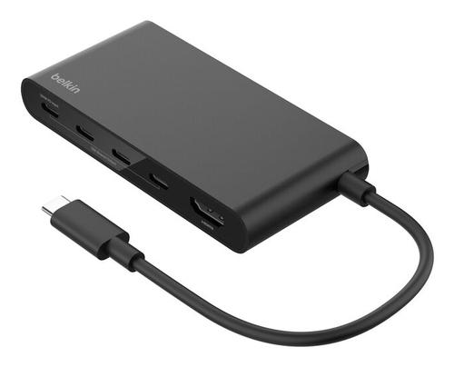 BELKIN AVC021HQBK interface hub USB Type-C 10000 Mbit/s Black