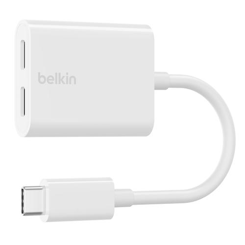BELKIN F7U081BTWH interface hub, USB Type-C, White