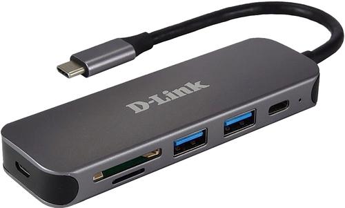 D-LINK DUB-2325 6-in-1 USB-C Hub with HDMI/USB-PD/SD-Reader retail