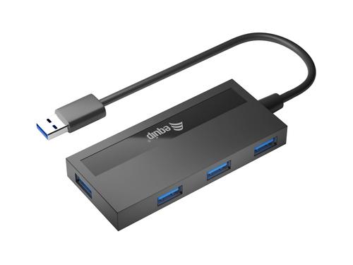 Equip 4-Port USB-A 3.2 Hub - 4x USB-A 3.2 + USB-C Adapter 5Gbps