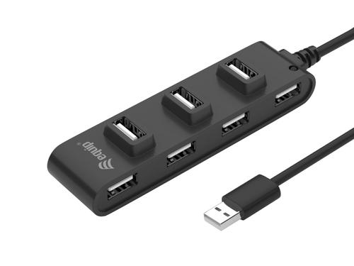 Equip 7-Port USB-A2.0-Hub-7xUSB-A 2.0 480Mbps
