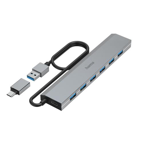 Hama USB Hub, 7 Ports, USB