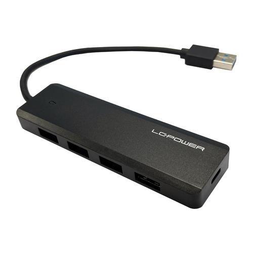 LC-POWER USB Hub 4x USB-A 3.2 + Charging Function