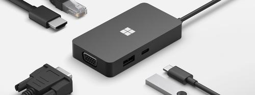 MICROSOFT Docking station 1E4-00002 / 1E400002, Black