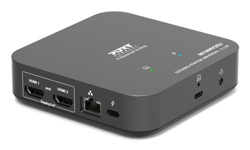 PORT DESIGNS PORT Connect USB-C Desktop Docking Station 2x 4K, 10 Devices, 85W