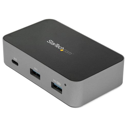 StarTech.com ~3 Port USB C 3.2 Gen 2 Hub with Ethernet Adapter - 10Gbps USB Type C to 2x USB-A AND amp; 1x USB-C Ports - USB Hub w/ BC 1.2 Phone Fast Charging - Superspeed 10Gbps USB C Hub