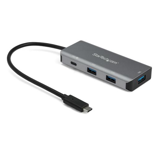 StarTech.com 4-Port USB-C Hub (10Gbps) to 3x USB-A AND 1x USB-C - 100W Power Delivery Passthrough Charging - Portable USB 3.2 Gen 2 Type-C Laptop Adapter - Compatible with TB3 - TAA