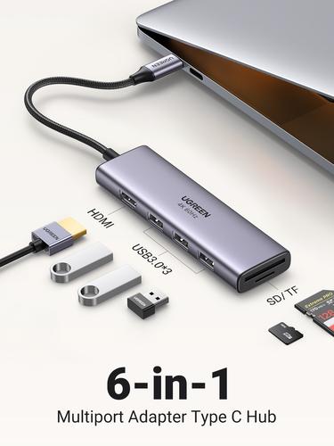 UGREEN CM511 5-in-1 Adapter: USB-C Hub