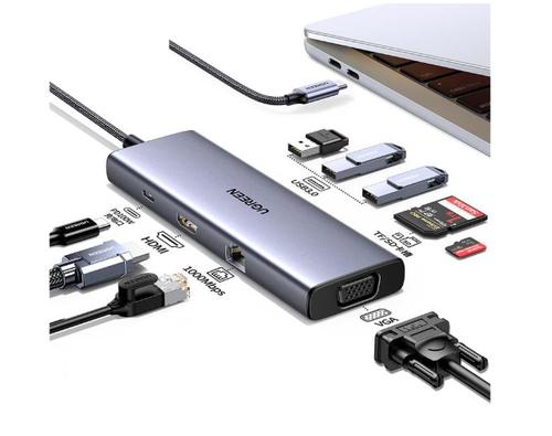UGREEN Revodok USB-C 6-in-1 Hub with 4K HDMI, USB Type-C 10000 Mbit/s